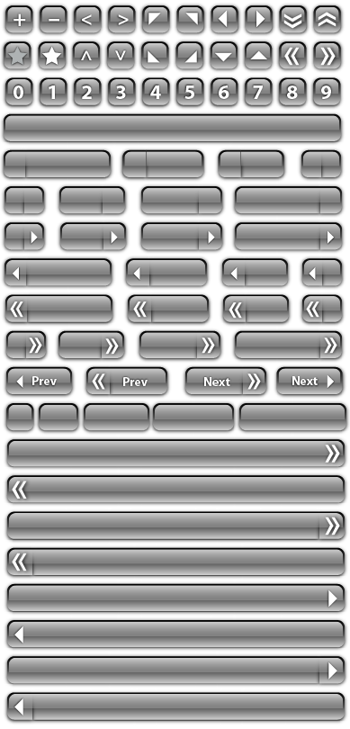 free vector 
								72 Free Vector Glass Buttons and Bars							